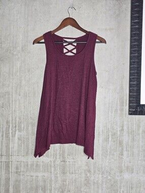 Faded Glory Ribbed Sleeveless Tank Size M 8-10